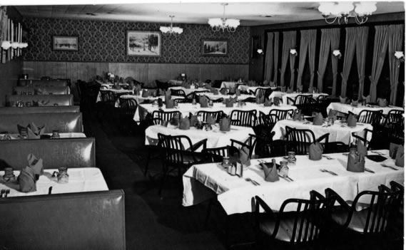 Tables Set at a Dining Room